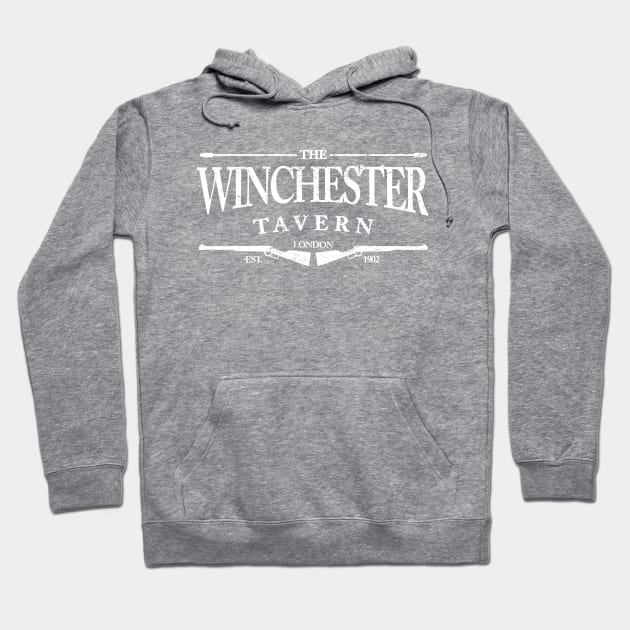 The Winchester Tavern (worn look) Hoodie by MoviTees.com